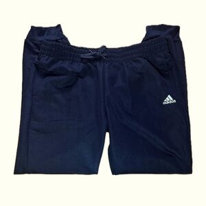 Adidas Mens Size XL Black Regular Fit Tapered Leg Jogger Adjustable Sweatpants